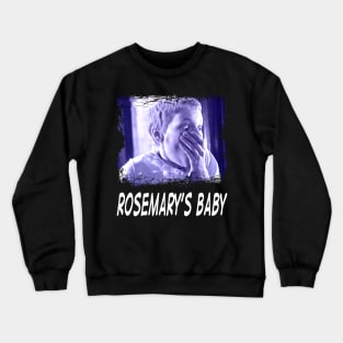 Chic Horror Chronicles Rosemary's Tees for the Connoisseur of Dark Fashion Crewneck Sweatshirt